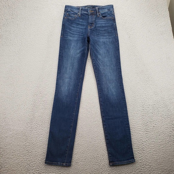 Aeropostale Denim - Aeropostale Jeans Womens 2L Long Blue Denim Mid Rise‎ Skinny